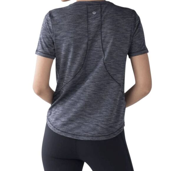 LULULEMON ATHLETICA Long Distance Short Sleeve Size 6 - Picture 2 of 4